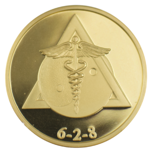 Gold Plated Bio-Resonator Triangle Medallion